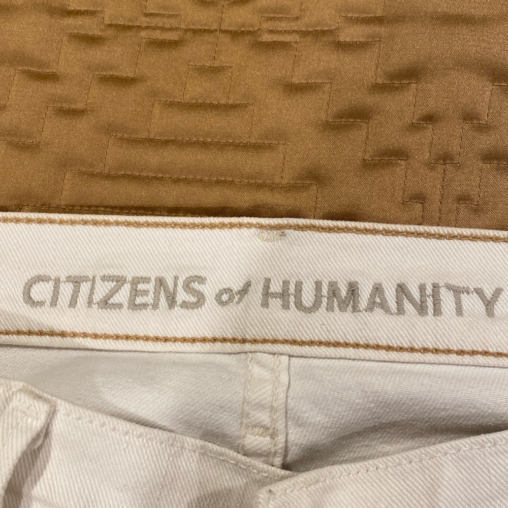C&H jean’s size 28 white midrise crop skinny